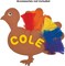 4E's Novelty 24 Pack Foam Turkey Cut Outs Shapes 8 Inch – Thanksgiving Crafts for Kids, Preschool, Toddlers, DIY Turkey Craft Kit, Fall Classroom Bulletin Board Decorations, Bulk Arts and Crafts